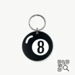 Tag de Identificação com QR Code Bola 8 - Petscan