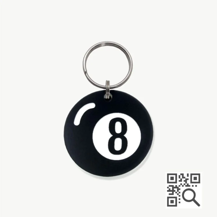 atacado_petshop_tag_identificacao_qr_code_dog_vibe_bola_8_ Tag de Identificação com QR Code Bola 8 - Petscan - Imagem 1