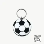 Tag de Identificação com QR Code Bola de Futebol - Petscan