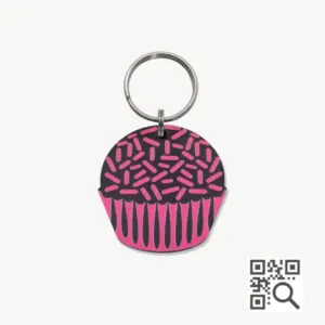 Tag de Identificação com QR Code Brigadeiro - Petscan