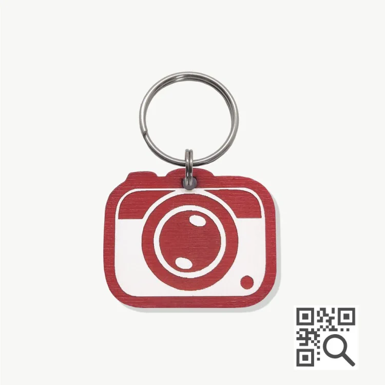 Tag de Identificação com QR Code Câmera Fotográfica - Petscan - Imagem 1