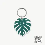 Tag de Identificação com QR Code Costela-de-Adão - Petscan