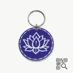 Tag de Identificação com QR Code Flor de Lótus - Petscan