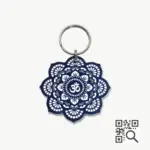 Tag de Identificação com QR Code Mandala - Petscan