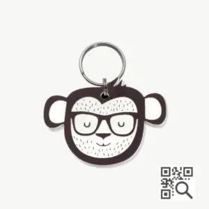 Tag de Identificação com QR Code Monkey - Petscan
