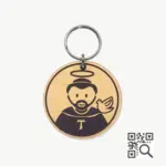 Tag de Identificação com QR Code São Francisco de Assis - Petscan