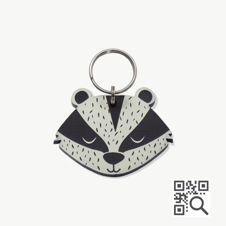 atacado_petshop_tag_identificacao_qr_code_dog_vibe_skunk_ Tag de Identificação Pet com QR Code Skunk - Petscan - Imagem 1