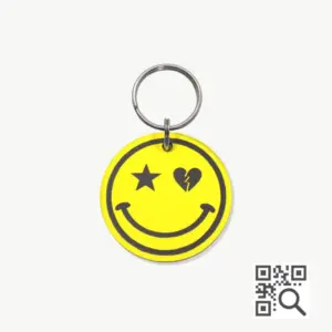 Tag de Identificação com QR Code Smile - Petscan