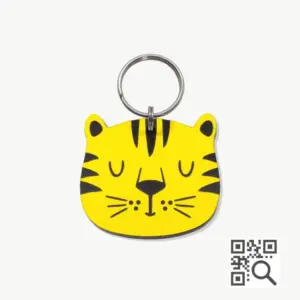 Tag de Identificação com QR Code Tiger - Petscan