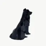 Border Collie 3D Seated - Imagem 3