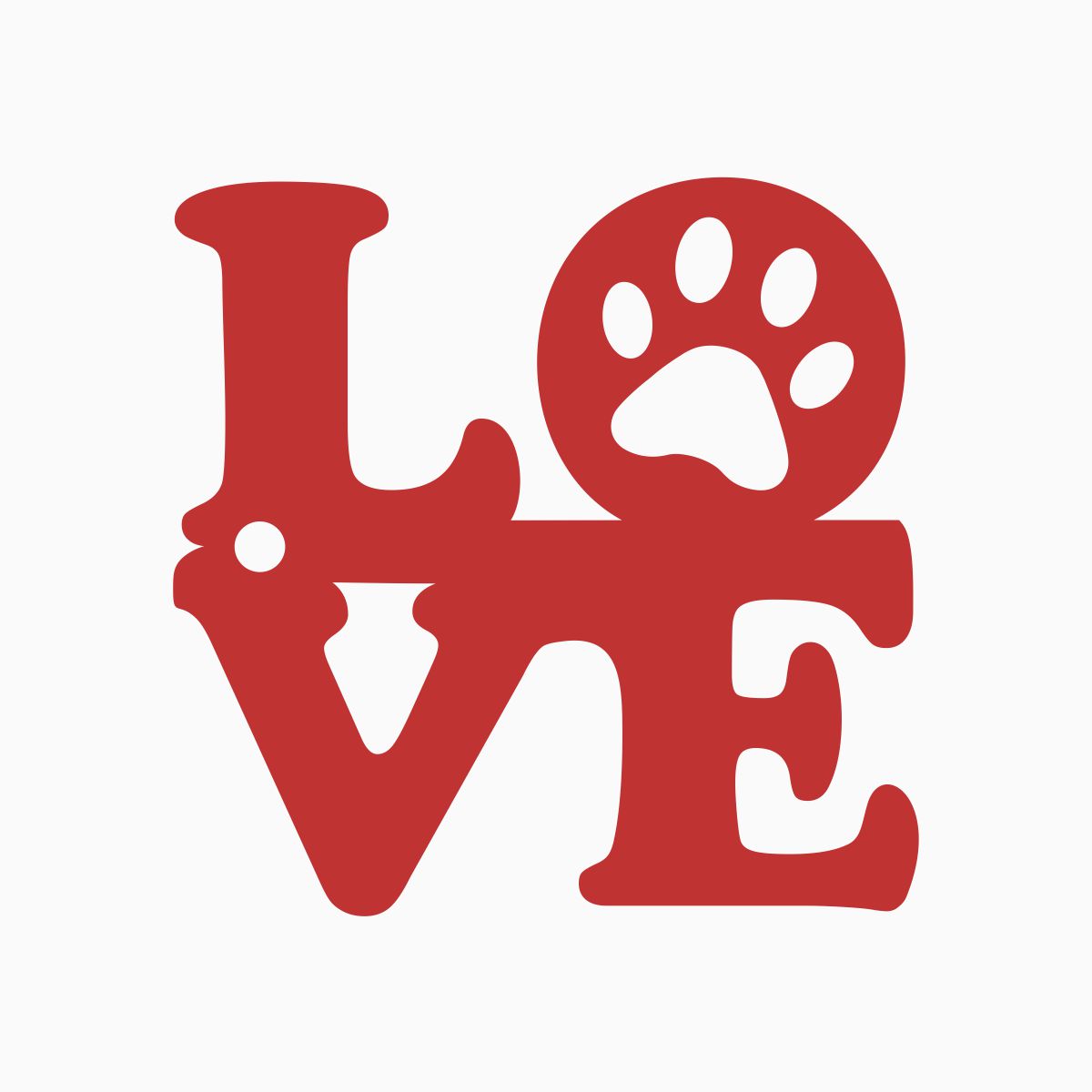 ch_love_rd.jpg Chaveiro Love Pet - Imagem 1