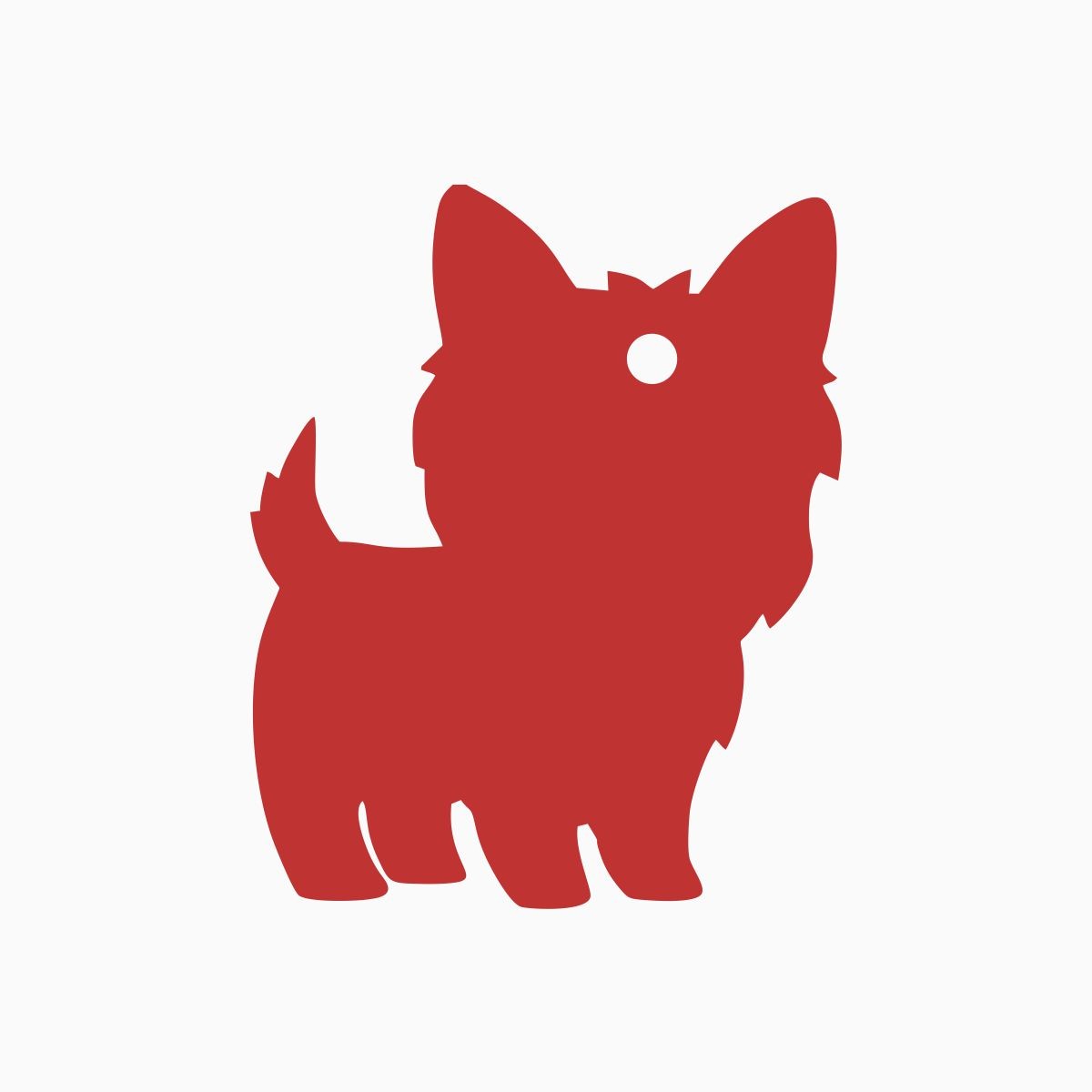 ch_yorkie_rd.jpg Chaveiro Yorkshire Terrier - Imagem 1