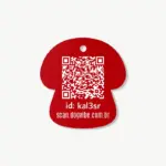 Tag de Identificação com QR Code Cogumelo - Petscan - Imagem 2