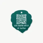 Tag de Identificação com QR Code Costela-de-Adão - Petscan - Imagem 2