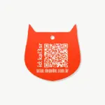 Tag de Identificação Pet com QR Code Fox - Petscan - Imagem 2
