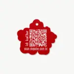Tag de Identificação com QR Code Hibisco - Petscan - Imagem 2