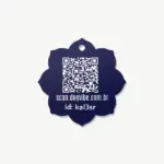 Tag de Identificação com QR Code Mandala - Petscan - Imagem 2