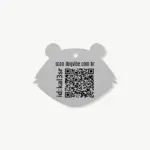 Tag de Identificação Pet com QR Code Skunk - Petscan - Imagem 2