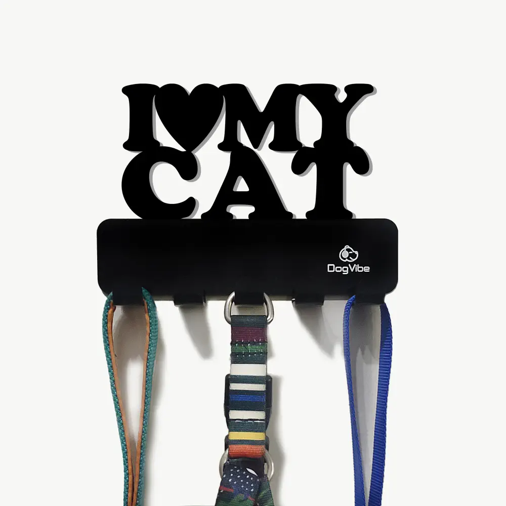 porta-coleiras-i-love-my-cat- Porta Coleiras e Guias I Love My Cat - Imagem 1