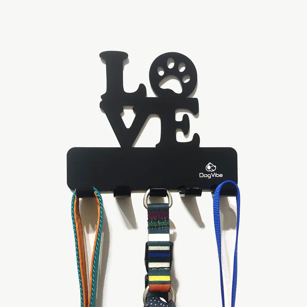 porta_coleiras_guias_love Porta Coleiras e Guias Love Pet - Imagem 1