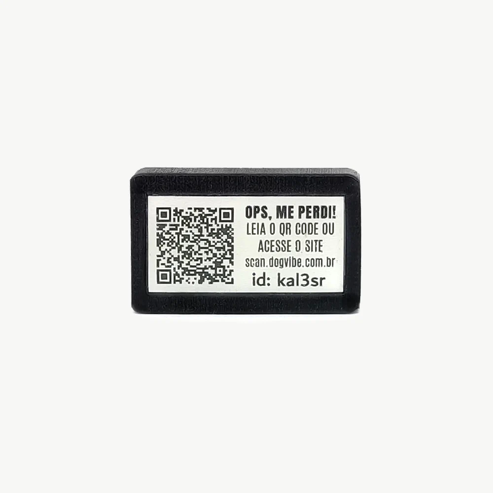 Tag de Identificação com QR Code - Clip Tag - Petscan - Imagem 1